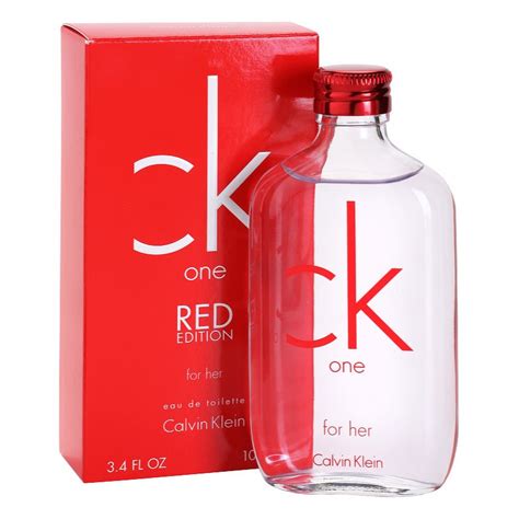 perfume calvin klein red edition.